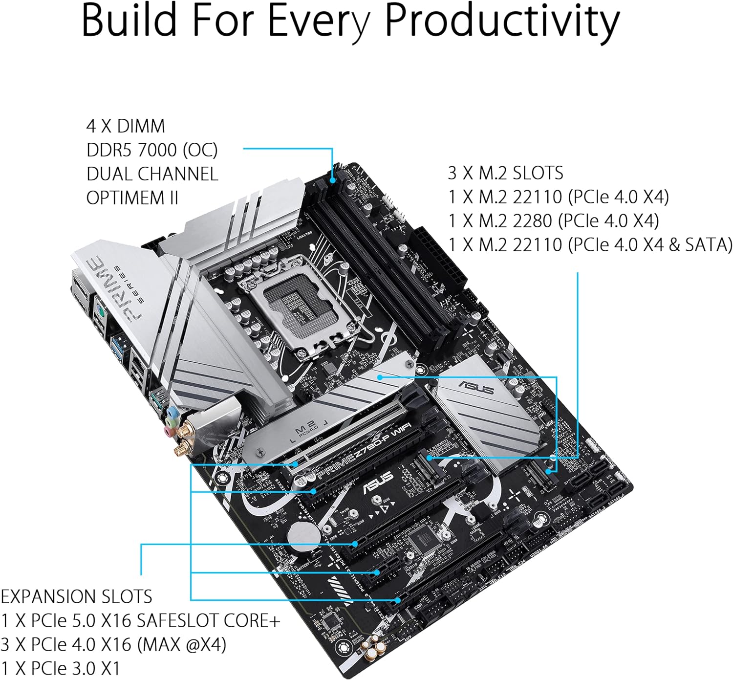 Asus Carte Mère PRIME Z790-P WIFI